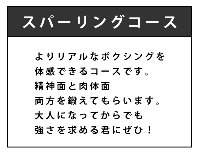 スパーリングコース